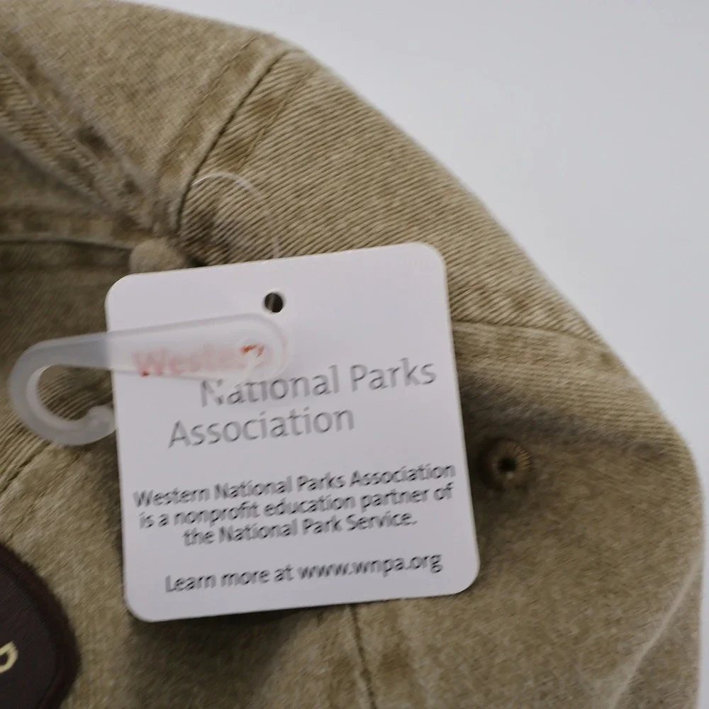 NEW Western National Parks Carlsbad Caverns Patch Hat Tan‎ Unisex OSFA